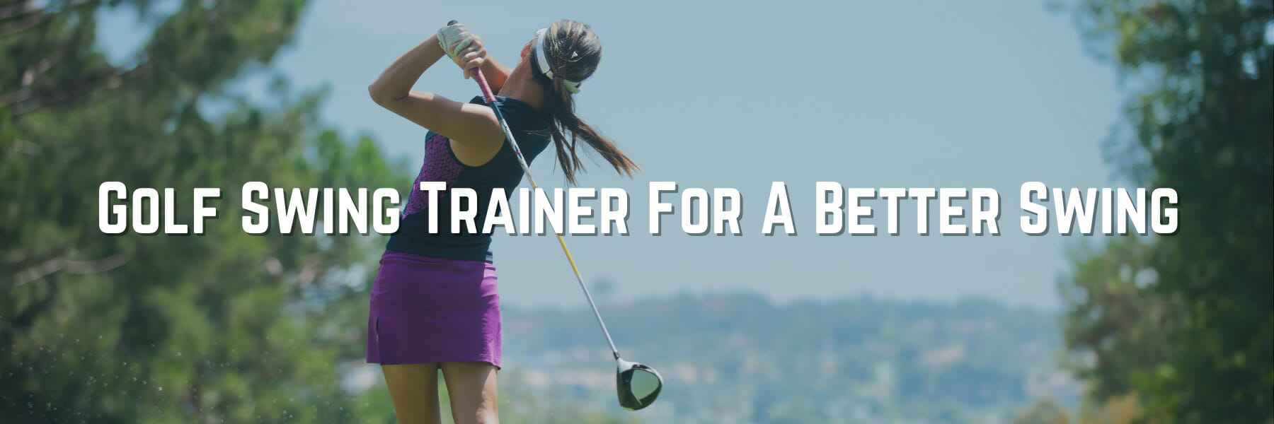 Golf Swing Trainer For A Better Swing